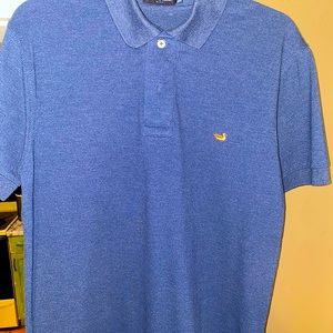Navy blue men’s Southern Marsh Polo style shirt